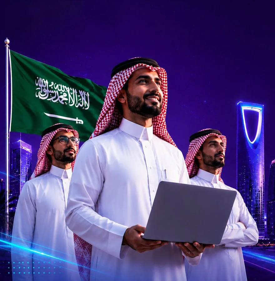 فريق أدز واي مع علم المملكة